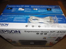 New Epson Expression Home XP-4105 Wireless All-in-One Inkjet Printer w Inks +USB