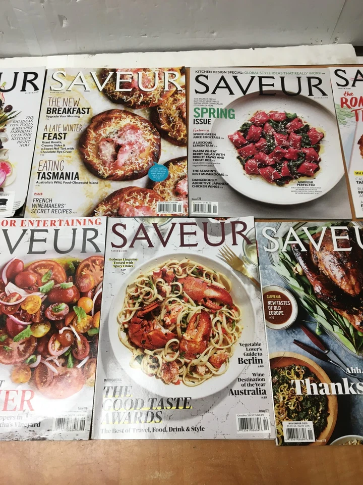 2015 SAVEUR MAGAZINE LOT OF 9 ISSUES 171 to 179 complete year - Image 3 of 4