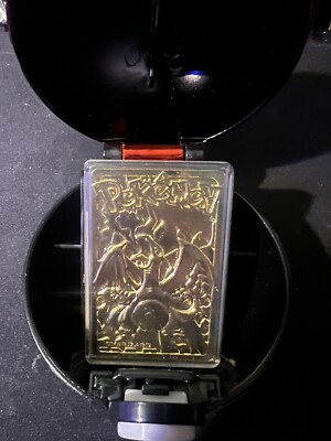 1999 Pokmon Charizard 23K Gold Plated Trading Card in Plastic Case - WITH COA | eBay 1999 Pokmon Charizard 23K Gold Plated Trading Card in Plastic Case - WITH COA | eBay