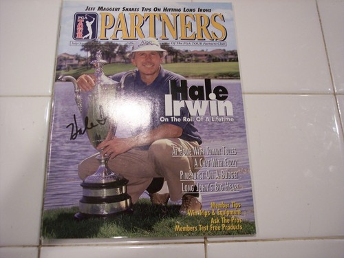 HALE IRWIN AUTOGRAPHED PGA TOUR PARTNERS MAGAZINE SIGNED JULY/AUGUST 1998 - Picture 8 of 12