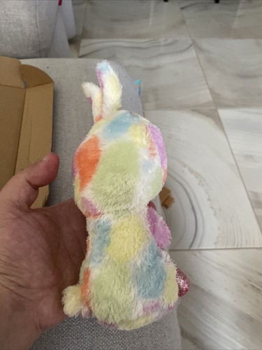 Ty Beanie Boos Bloomy Bunny Rabbit Soft Toy 8.5" 2018 #803 - Picture 5 of 8