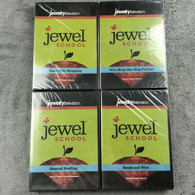 Jewel School Dvd Lot Of 4 New Sealed Wire Wrapping Beading Beads And Wire JTV 