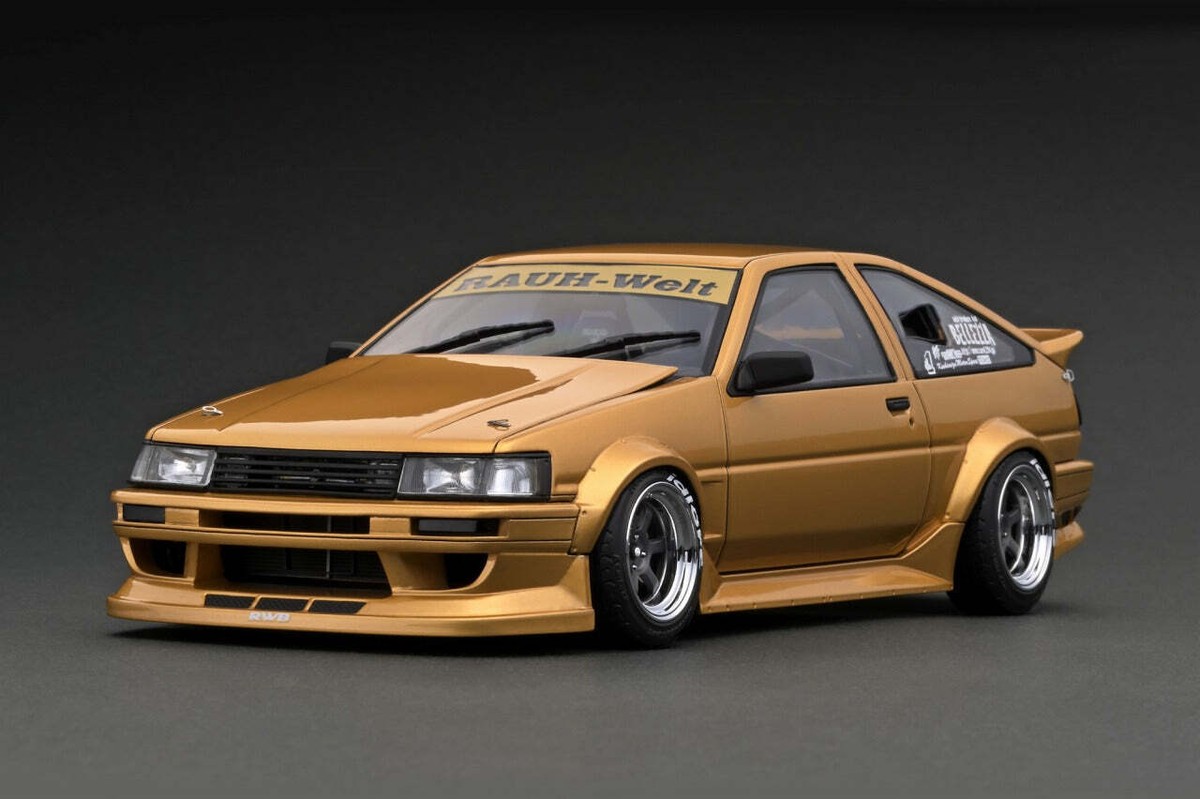 ignition model IG2608 1/18 RWB AE86 Gold TE37 type 15 inch ignition model IG2608 1/18 RWB AE86 Gold TE37 type 15 inch
