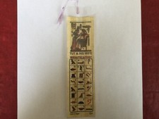 Bookmark Beauriful Pharaonic Authentic Egyptian Papyrus Learn Hieroglyphics C38