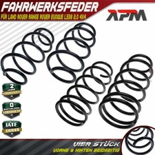 4x Federn Fahrwerksfeder für Land Rover Range Rover Evoque L538 Rosa /Blau /Grün