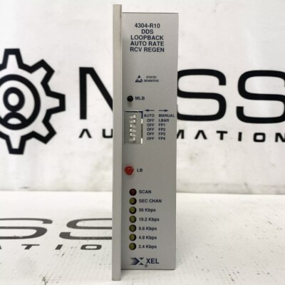 XEL Communications 4304-R10 DDS Loopback Auto Rate RCV Regen | Fast Ship 