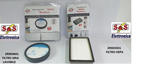 ZR903501+ZR903601 KIT FILTRI PER ROWENTA POWERLINE RH8111 RH8121 RH8133  RH8147 | eBay