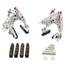 KCNC CB3 Road ANGLE Brake Set (Front + Rear) , Silver