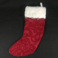 Dog Pet Christmas Stocking Bells 18" Fur Doctors Foster And Smith USA Made