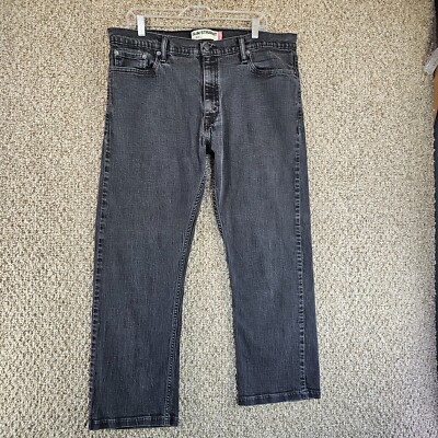 Levis 514 Black Jeans Mens 40x32 ( Measures 38x28 ) Slim Straight