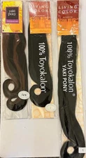 LIVING COLOR Synthetic Braiding Hair YAKI PONY