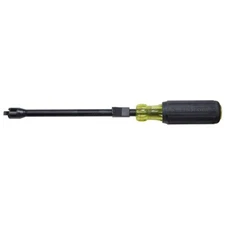1/4 in Cabinet-Tip Flat Head Screwdriver, Klein Tools 605-6, Heavy-Duty 6" Shank