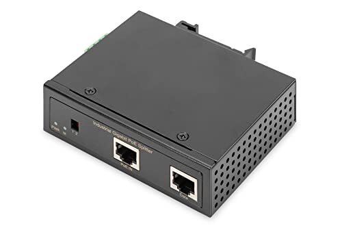 Digitus DN-651111 séparateur voix-données Black Connexion Ethernet, Black, Metal