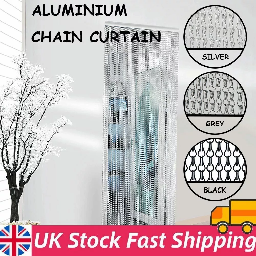 Aluminium chain insect door fly screen best sale curtain