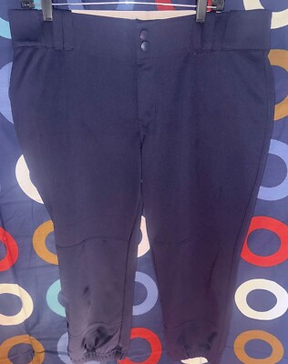 CHAMPRO Girls  Low-Rise Knicker Style Fastpitch Softball Pants navy Size XL New
