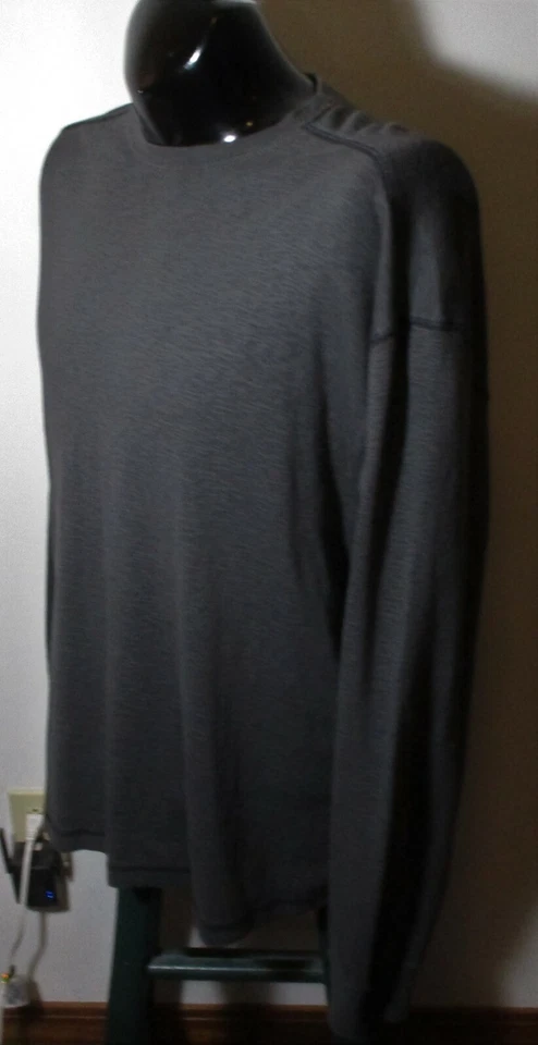 Camisa Dillards by Casuals Gris Marrón Térmica Manga Larga Talla XL NUEVA SIN ETIQUETAS Foto 4 de 4