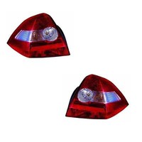 RüCkleuchten Heckleuchten Set Links Rechts FüR Renault Megane II Stufenheck Rot