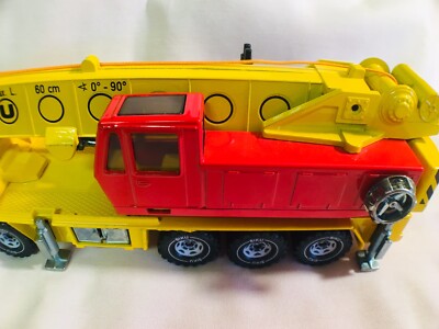 Vintage SIKU West German 4010 Heavy Lift Mobile Crane -Hydraulic