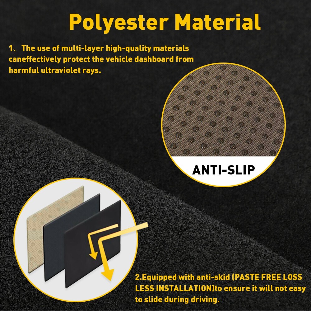 Leather Car Dashboard Dash Cover Pretector Mat For Hyundai Sonata 2011-2014 NEW