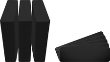  900 CD Disc Jewel Case Shelf Divider Cards - 2"x6-3/4" - Black Standard 30mil