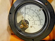 A&M Instruments Inc. 476-0039-020 D.C. Amperes Gauge