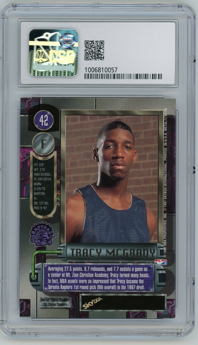 1997-98 Metal Universe - Tracy McGrady #42 (RC) for sale online | eBay
