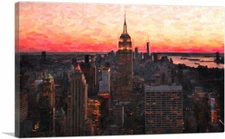 ARTCANVAS New York NYC Cityscape Skyline Canvas Art Print