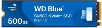 WD 500GB WD Blue SN580 NVMe Internal Solid State Drive SSD WDS500G3B0E