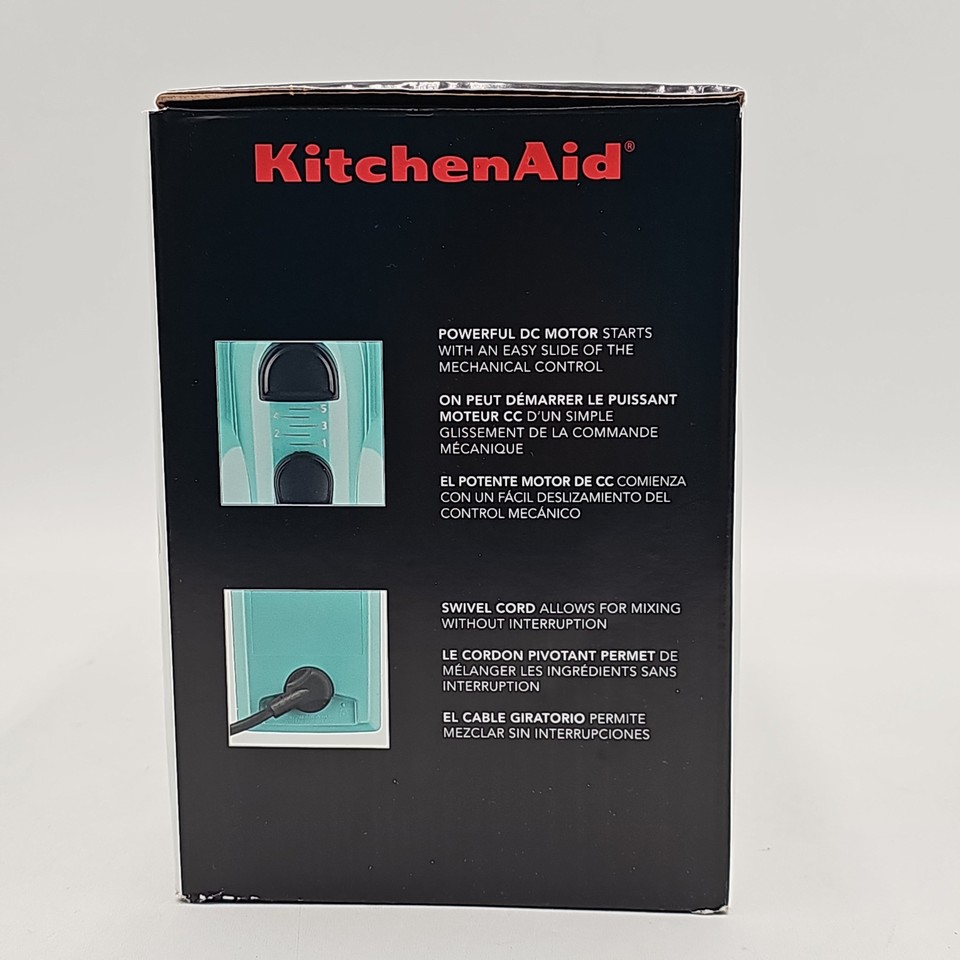 KitchenAid Hand Mixer 5 Ultra Power 5Speed Hand Mixer KHM512 Blue eBay