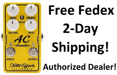 New Xotic Effects AC Booster V2 Guitar Effects Pedal
