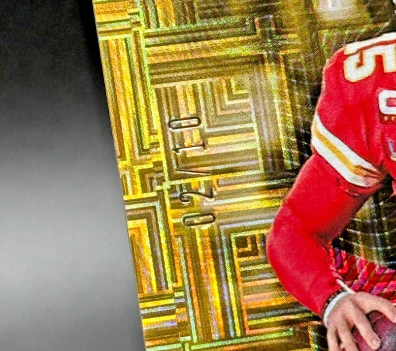 Patrick Mahomes II 2021 Panini The National Escher Squares #'d 02/10 SSP Chiefs - Image 3 of 4