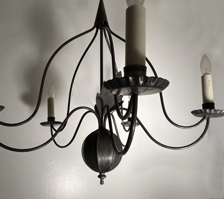 Оловянная люстра RDS Historic Lighting country во французском стиле на 6 рук - Изображение 3 из 4