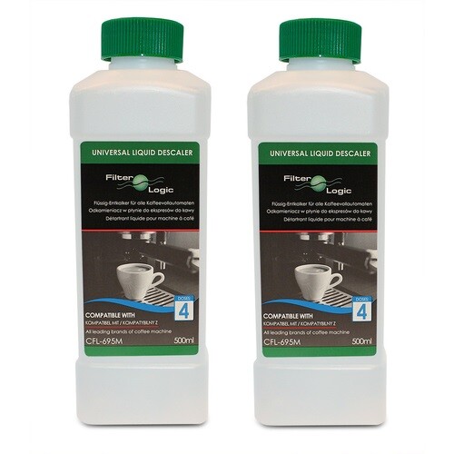 FilterLogic Coffee Machine Descaler, CFL695M, Universal Liquid/Fluid