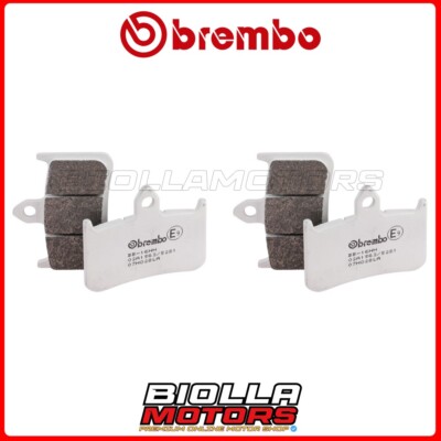 FRONT BRAKE PAD KIT BREMBO HONDA RVF R 400 1996 [LA] 2x07HO28LA [N PCS: