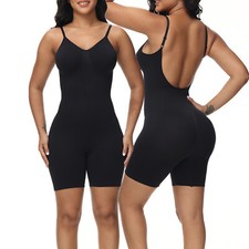 WOMEN'S FULL BODY SHAPER SLIMMING SHAPEWEAR TUMMY CONTROL LOW BACK BODYSUITS