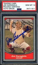 Joe Garagiola PSA DNA Gem Mint 10 Signed 1990 Pacific Legends Autograph