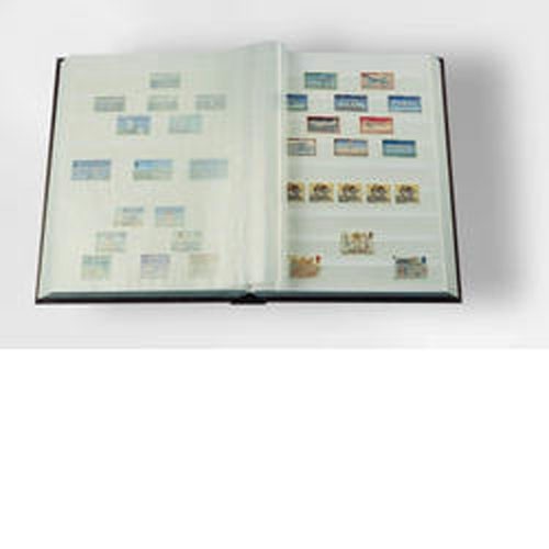 LEUCHTTURM 318548 Classeur DIN A4 – 16 Pages Blanches, Couverture Non Matelassée, Noir – Sobre Et Efficace Pour Le Bureau