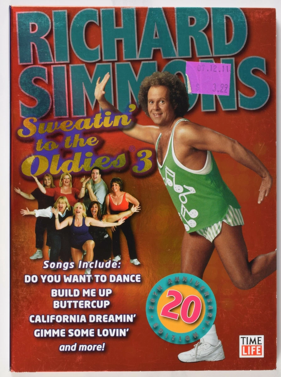 Richard Simmons Sweatin to the Oldies 3 DVD 2013 Exercise Fitness Cardio
