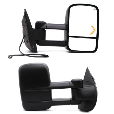 Towing Mirrors for 2007-13 Chevy Silverado GMC Sierra Power Heated Arrow Signal