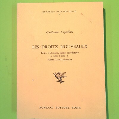 LES DROITZ NOUVEAULX COQUILLART BONACCI