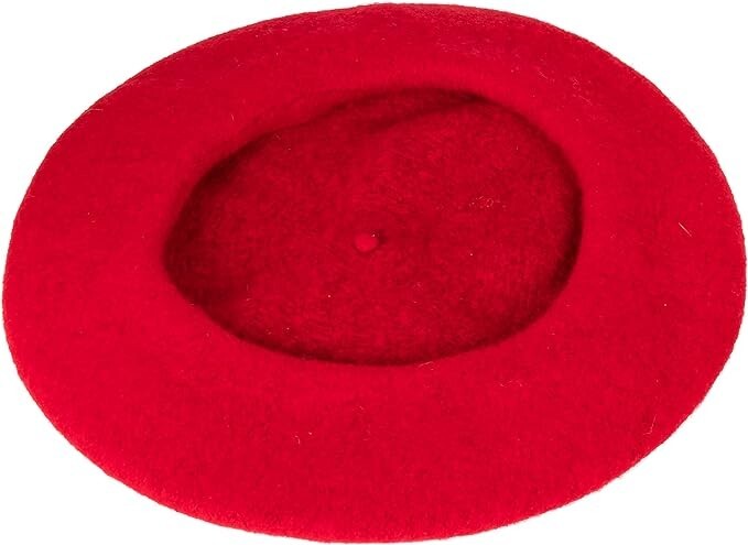 Chapeau pomme rouge, béret d'Halloween, costume rouge ou accessoire de photographie, chapeau d'Halloween pomme - France