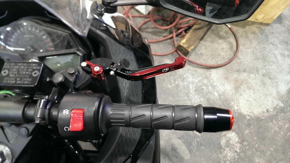 Para Triumph DAYTONA 1200 1992-1997 CNC Palancas de embrague de freno Empuñaduras plegables Extender Foto 4 de 4