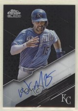 2020 Topps Chrome Black Chrome Black Auto Whit Merrifield #CBA-WM Auto e7b