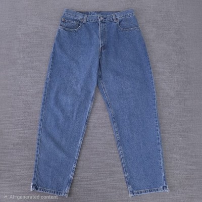 VTG Levis 560 Loose Fit Jeans Mens 34x30 (FIT 32x30) Tapered Leg Light Wash Y2K 