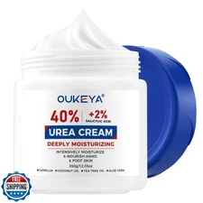 OUKEYA NEW FORMULA Urea Cream 40% Plus 2% Salicylic Acid for Feet Maximum Str