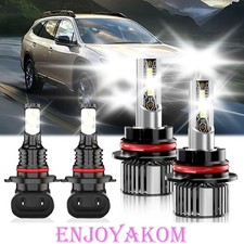 For Subaru Legacy 1998-1999 Led Headlight Combo Hilowfog Light Bulb 6500k