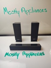 Sony SS-TSB101 SS-CTB101 Surround Sound Speaker Left Right Center Works Set Of 3