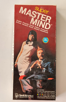 Super Master Mind Invicta Spiele Codeknacker Logikspiel vollständig gut