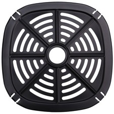 2X(Air Fryer Partition Plate Frying Plate Steaming Plate Grill Rack Baking4632