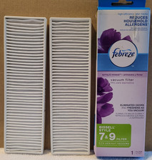 2 Bissell vacuum cleaner air filters size 7, plus Febreze size 7  9 unused 